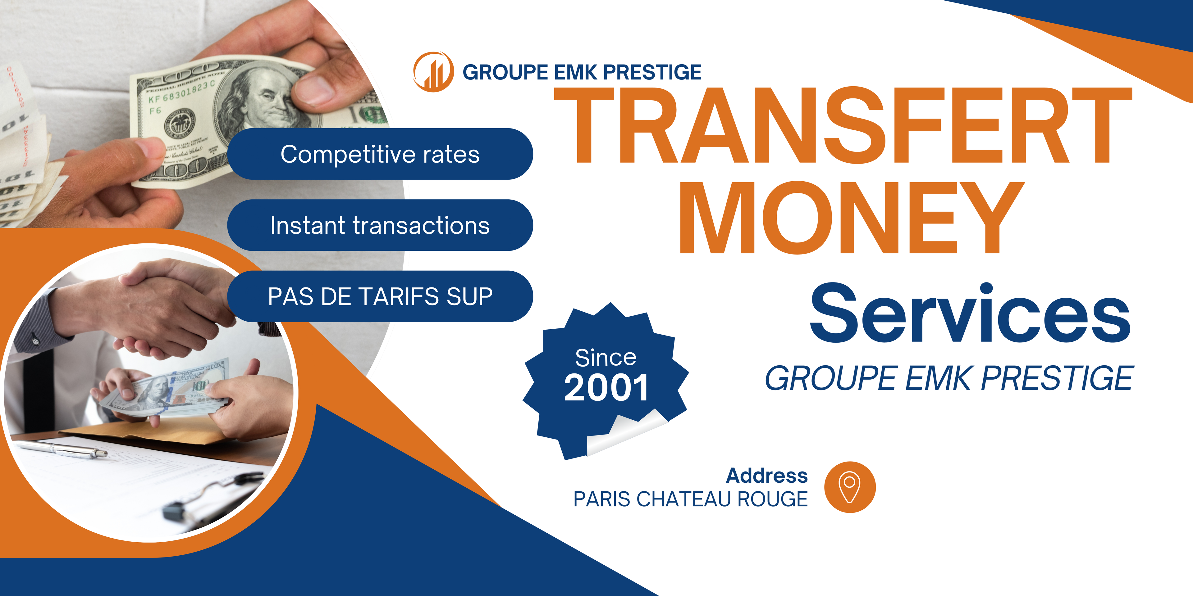 Une famille heureuse recevant un colis